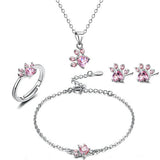 Rosa Silber Set