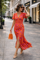 Fuchsia/Orange